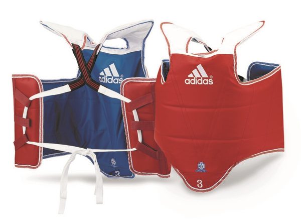 Adidas TKD Chest Guard; New Reversible